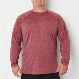 Xersion EverAir Mens Crew Neck Long Sleeve T-Shirt Big and Tall 5XL - NWOT